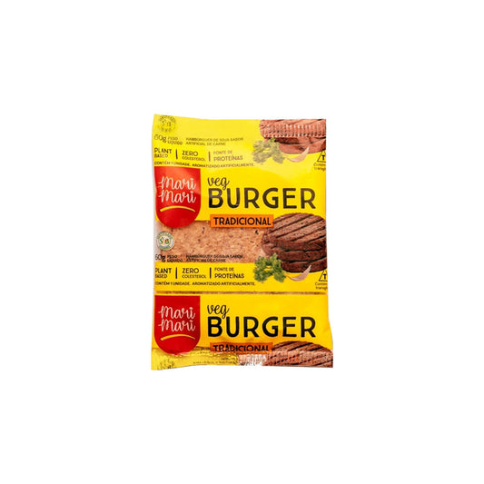 Hambúrguer Sabor Tradicional Mari Mari 60g Mr. Veggy