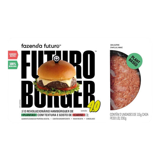 Hambúrguer Vegano 2030 230g Fazenda Futuro