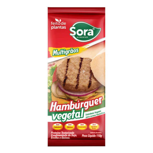 Hambúrguer Vegetal Carne Vermelha 110g Sora