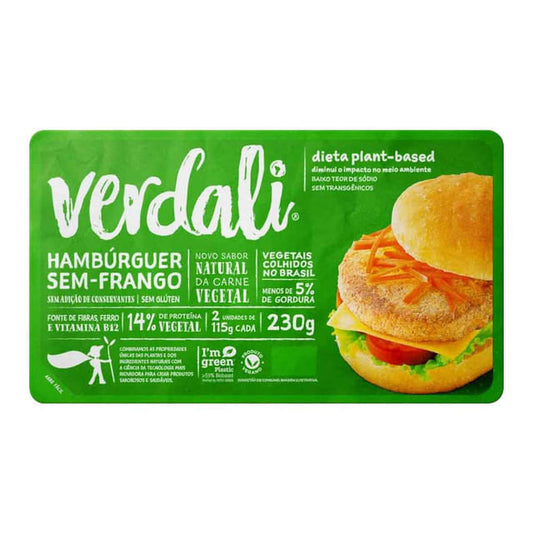 Hambúrguer de Frango Vegano 230g Verdali