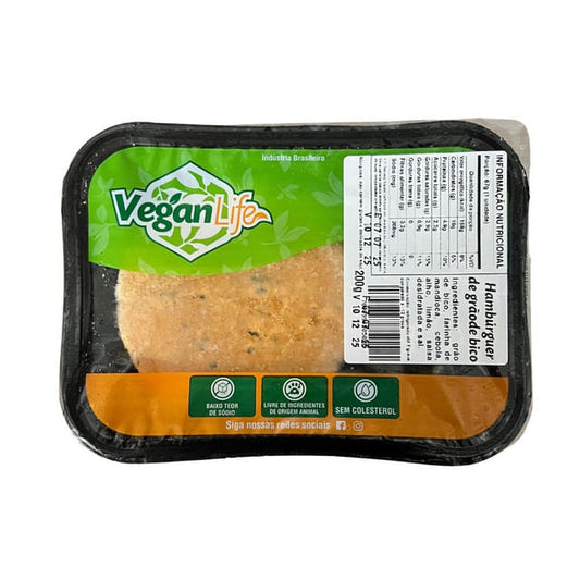 Hambúrguer de Grão de Bico 200g Vegan Life