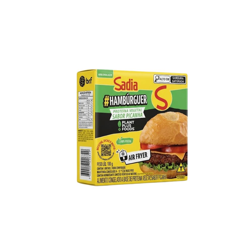 Hambúrguer Vegetal Sabor Picanha 100g Sadia