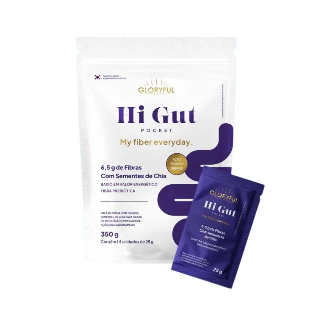 Hi Gut Mix de Fibras Prebióticas 14x25g Gloryful