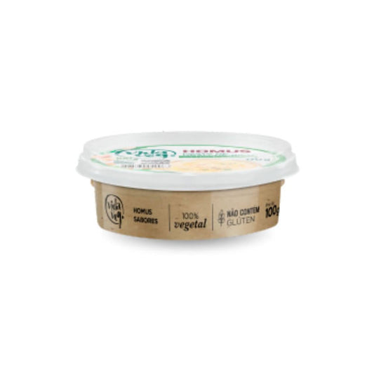 Homus Pasta de Grão de Bico com Alho e Limão 100g Vida Veg