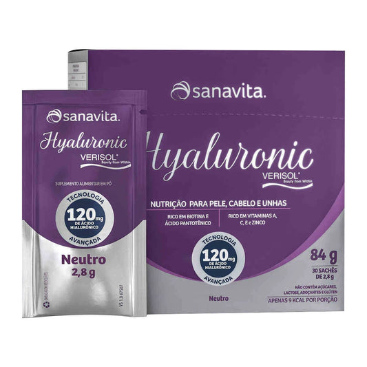 Hyaluronic Verisol Neutro Sachês de 2,8g Display 30un Sanavita