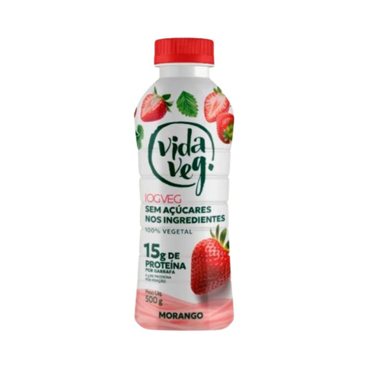 Garrafa-de-iogurte-vegano-Vida-Veg-sabor-morango-com-15g-de-proteina-por-porcao