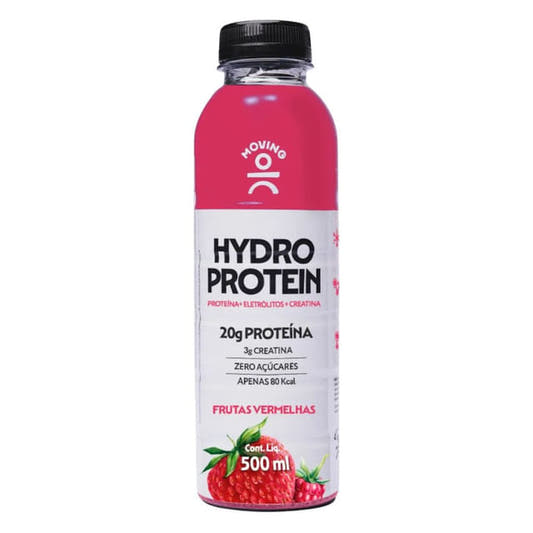 Isotônico Hydro Protein Frutas Vermelhas 500ml Moving