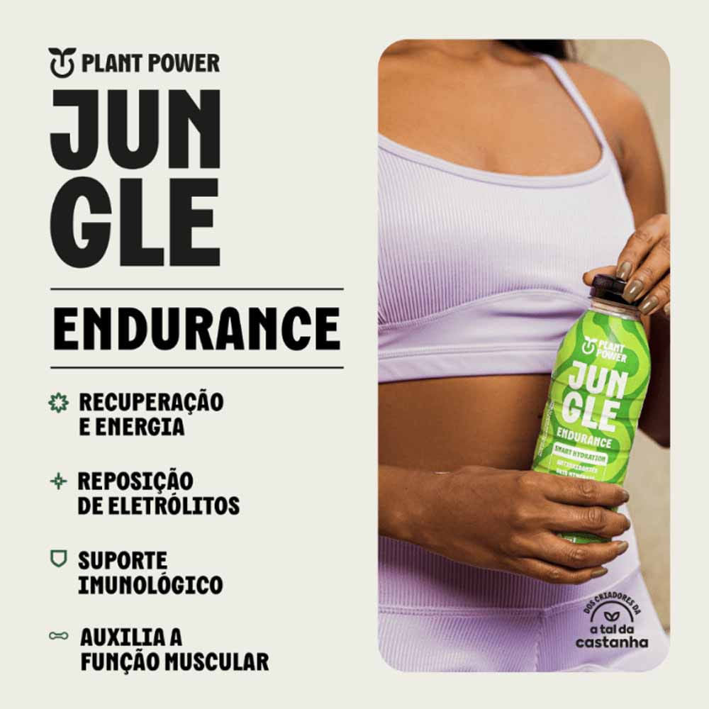 Isotônico Jungle Limonada Endurance 500ml Plant Power