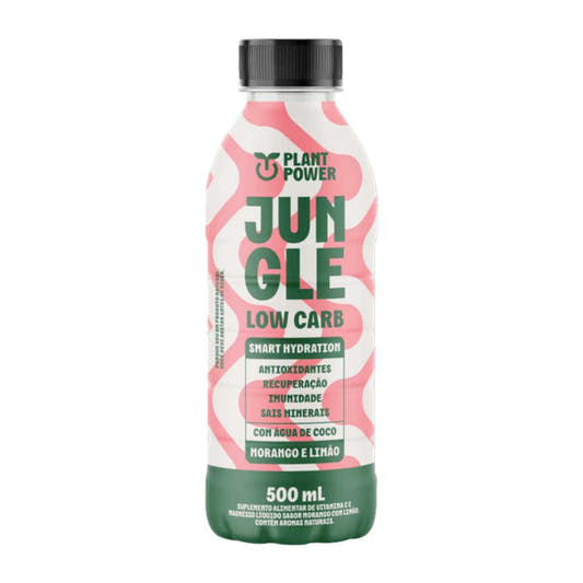 Isotônico Jungle Morango e Limão Low Carb 500ml Plant Power