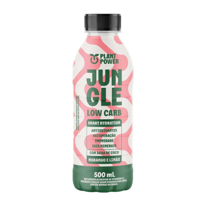 Isotônico Jungle Morango e Limão Low Carb 500ml Plant Power