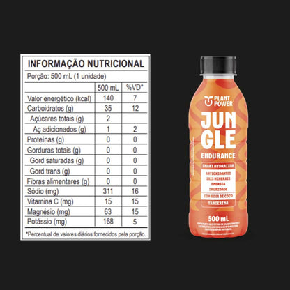 Isotônico Jungle Tangerina Endurance 500ml Plant Power