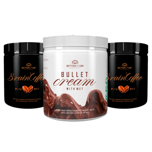 Combo 2 BetterLife 2 Brain Coffee + 1 Bullet Cream