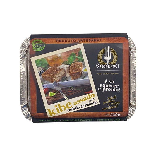 Kibe Assado com Recheio de Palmito 230g Gregourmet
