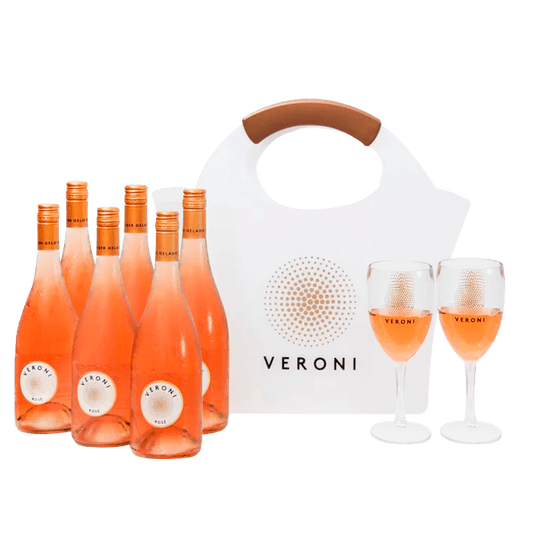 Kit Vinho Veroni Rosé