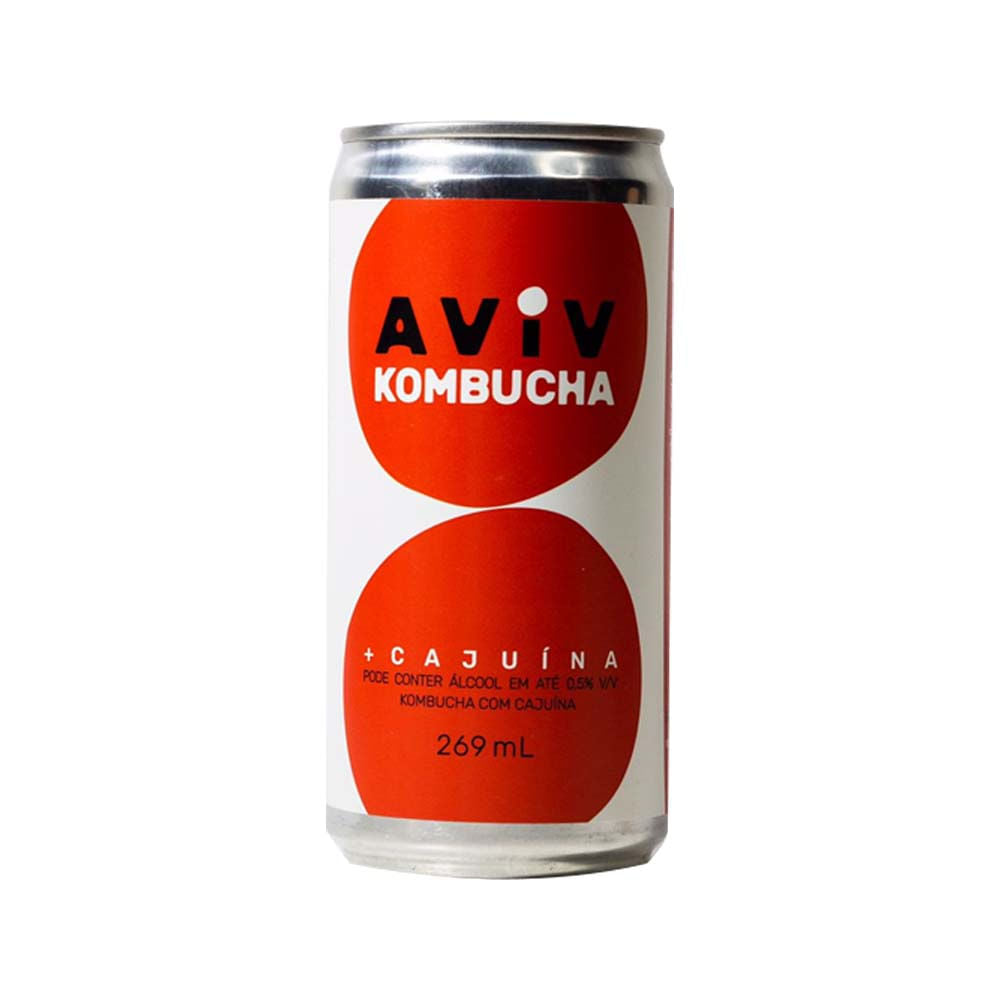 Kombucha Cajuína 269ml Aviv