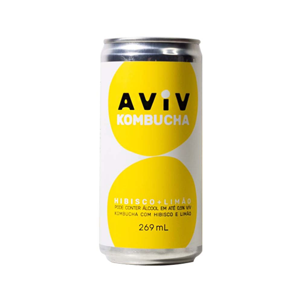 Kombucha Hibisco e Limão 269ml Aviv