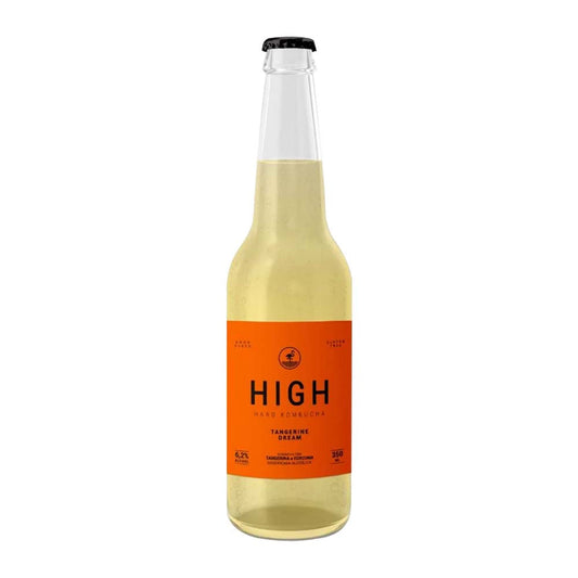 Kombucha High Tangerina 350ml Puro Verde Kombucha