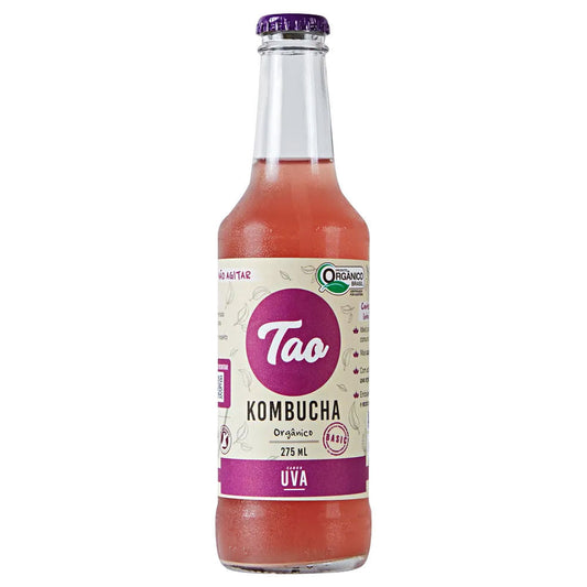 Kombucha Orgânico Basic Uva 275ml Tao