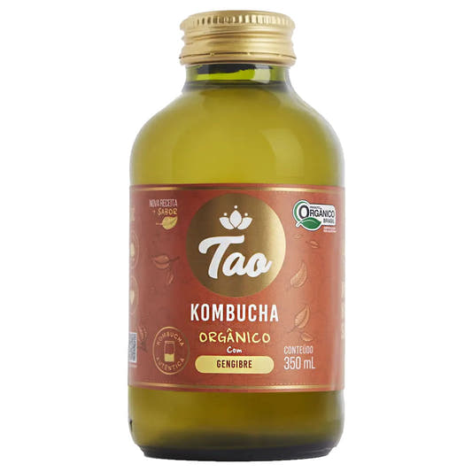 Kombucha Orgânico Gengibre 350ml Tao