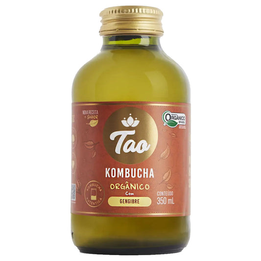 Kombucha Orgânico Gengibre 350ml Tao