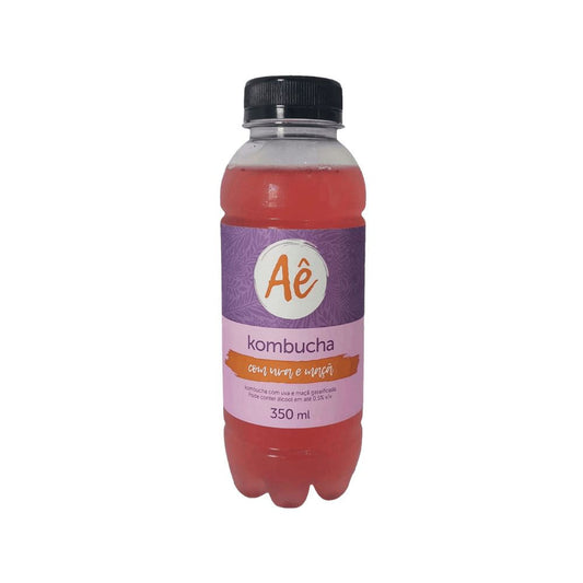 Garrafa-de-kombucha-Ae-sabor-uva-e-maca-com-350-ml