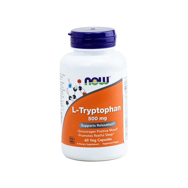 L - Triptofano 500mg 60 Cápsulas Now