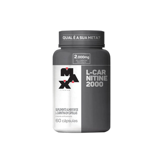 L- Carnitina 60 Cápsulas Max Titanium