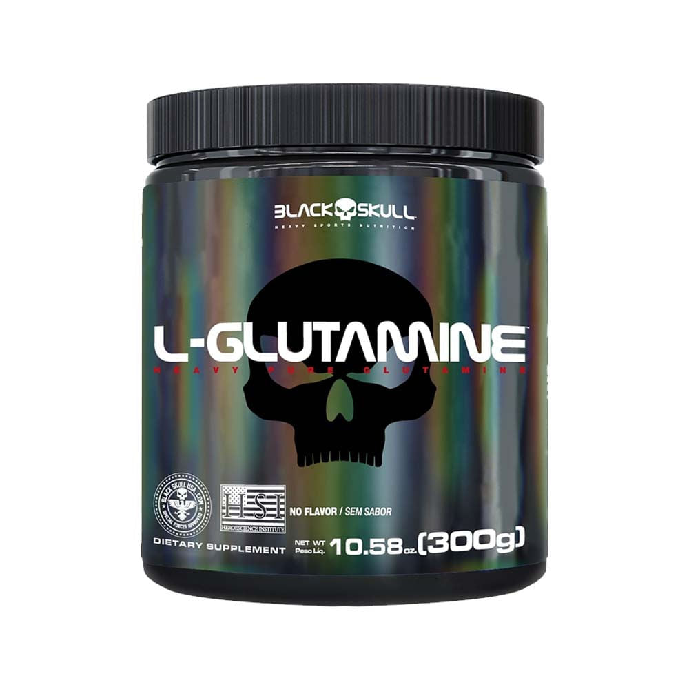 L-Glutamine 300g Black Skull