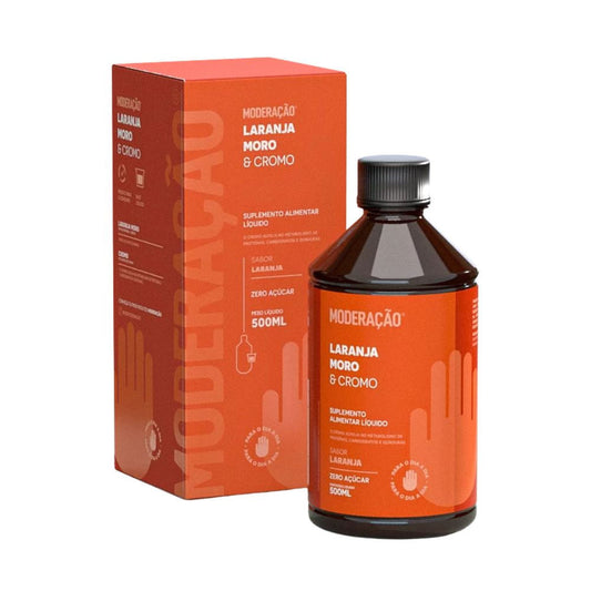 Laranja Moro e Cromo Líquido 500ml Moderação