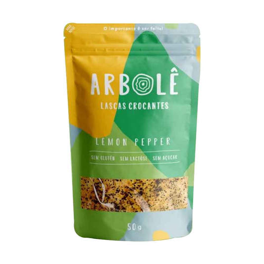 Lascas Crocantes Lemon Pepper 50g Arbolê