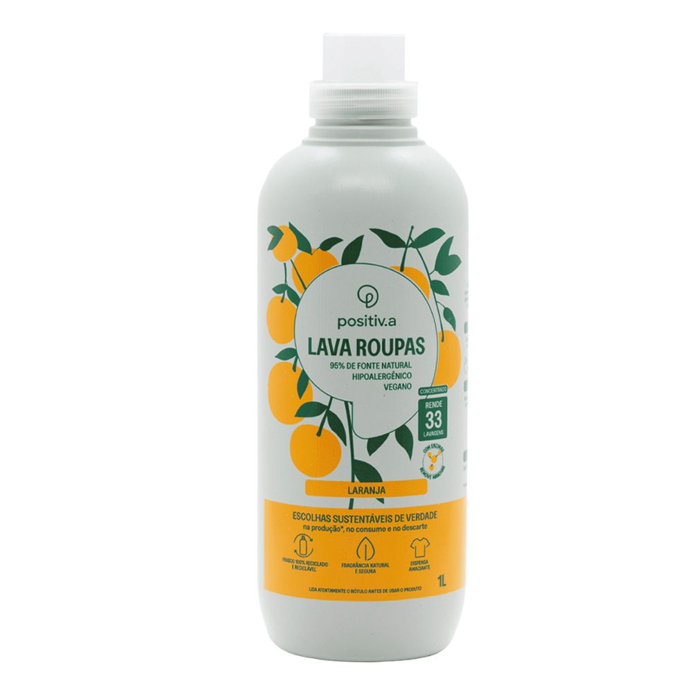 Lava Roupas Concentrado Laranja 1L Positiv.a