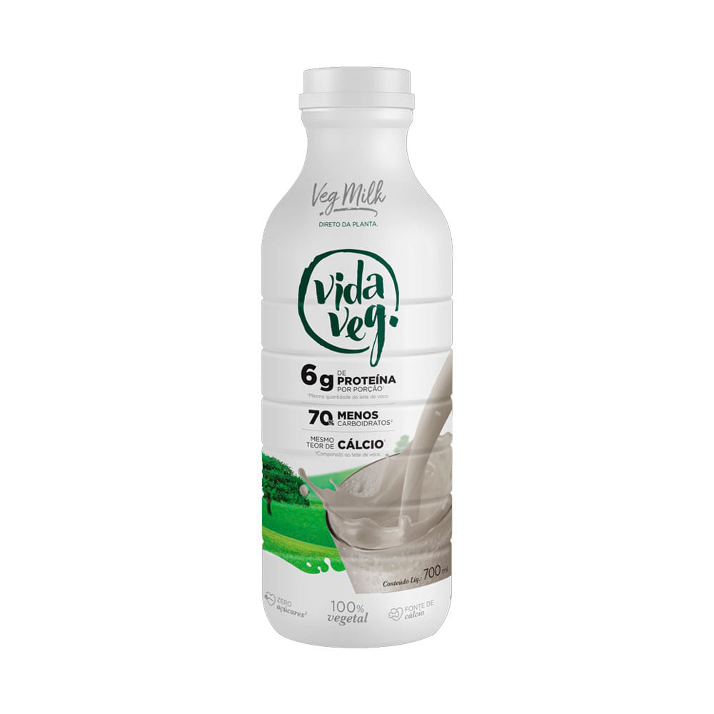 Leite Fresco Veg Milk 700ml Vida Veg
