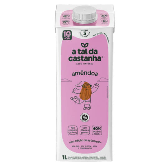 Leite Vegetal de Amêndoa 1L A Tal da Castanha