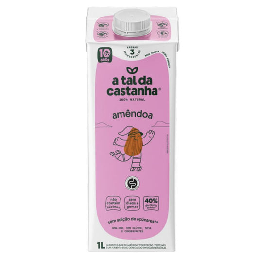 Leite Vegetal de Amêndoa 1L A Tal da Castanha