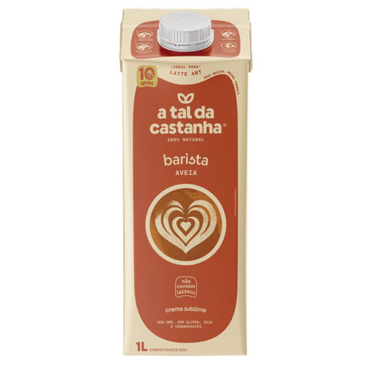 Leite Vegetal de Aveia Barista 1L A Tal da Castanha