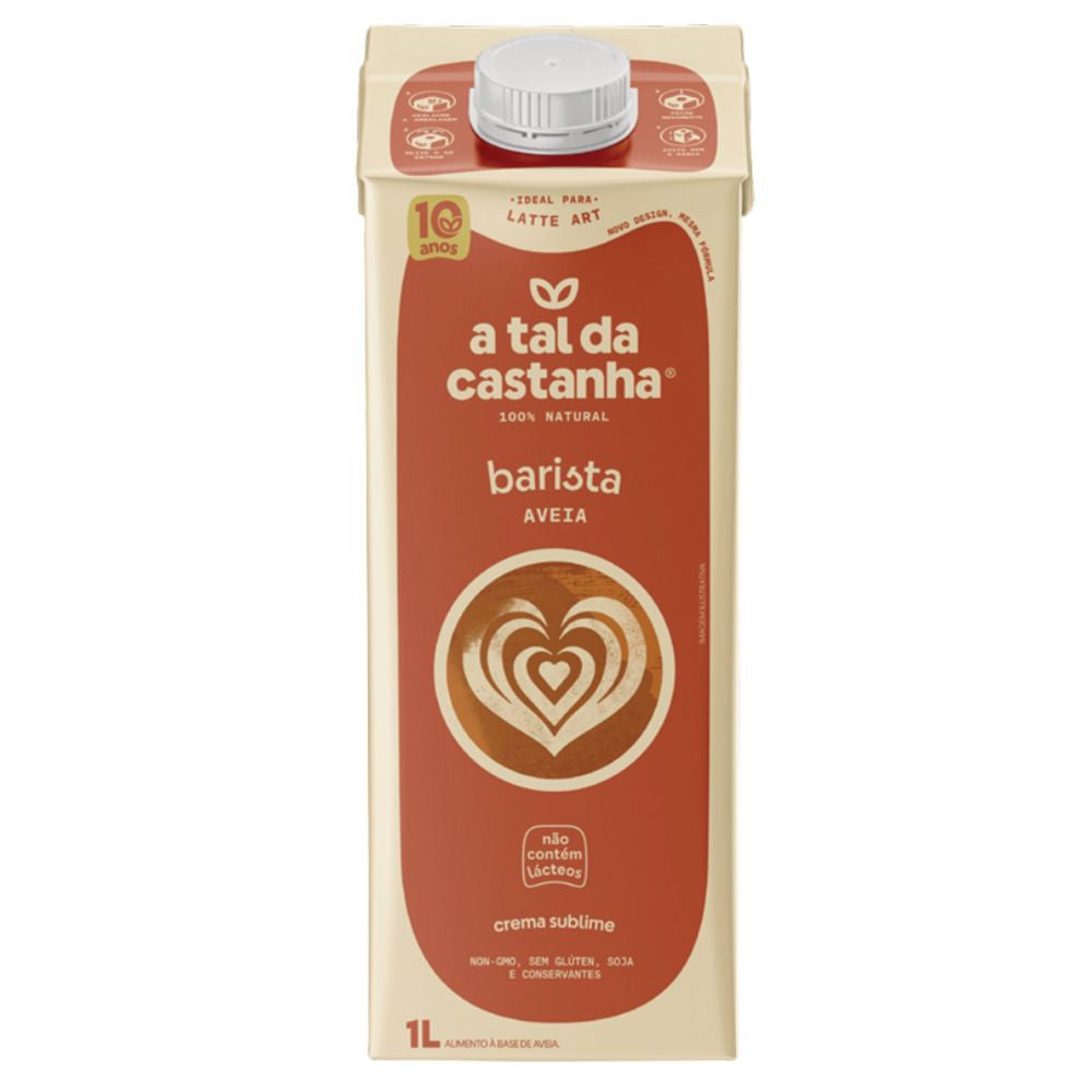 Leite Vegetal de Aveia Barista 1L A Tal da Castanha