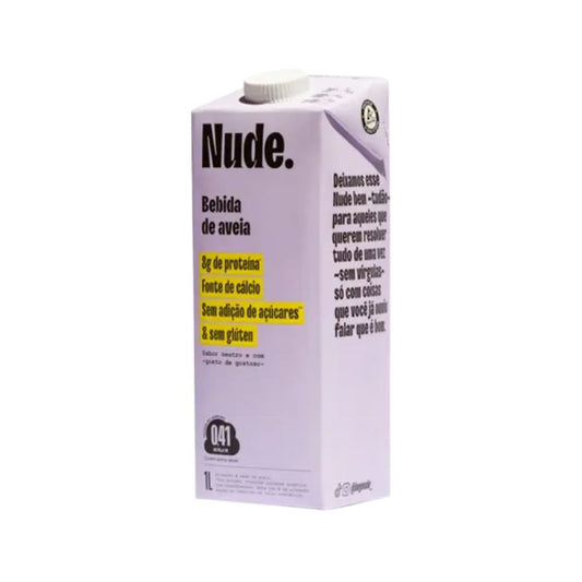 Leite Vegetal de Aveia Fortificado 1L Nude