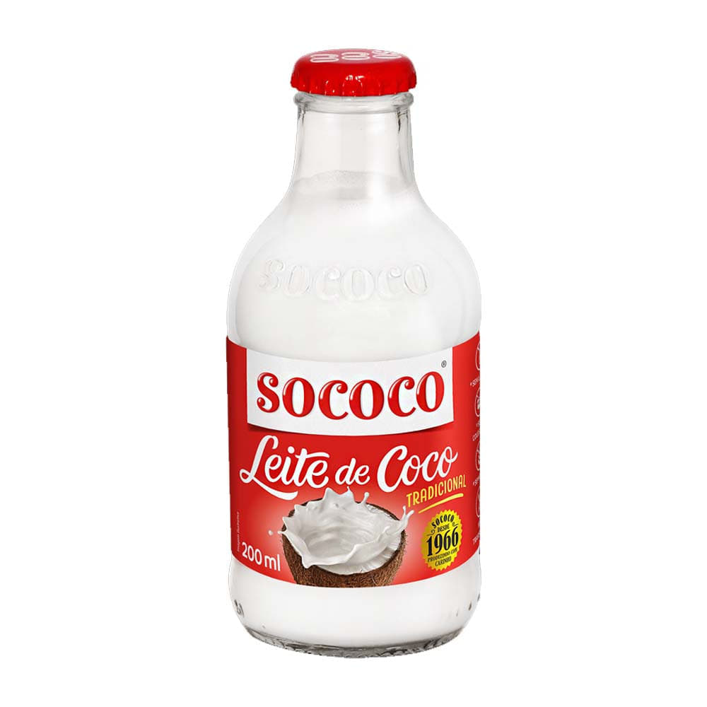 Leite de Coco Tradicional 200ml Sococo