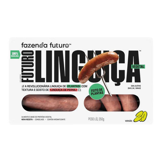 Linguiça Vegetal 250g Fazenda Futuro