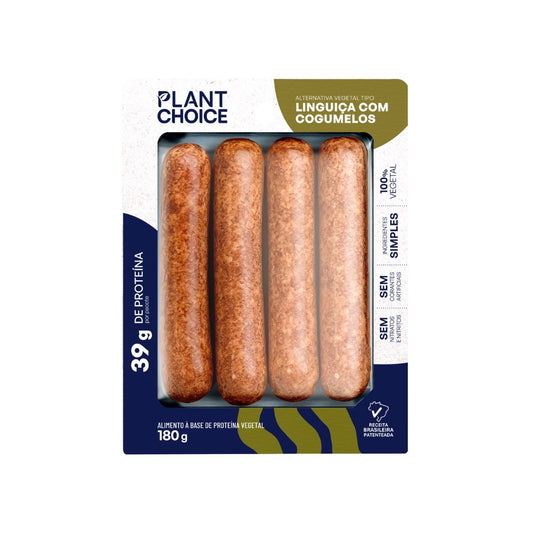 Linguica com Cogumelos
