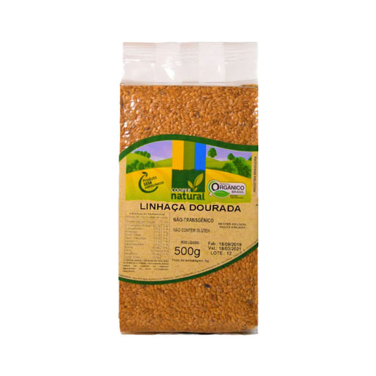 Linhaça Dourada Orgânico 500g Coopernatural