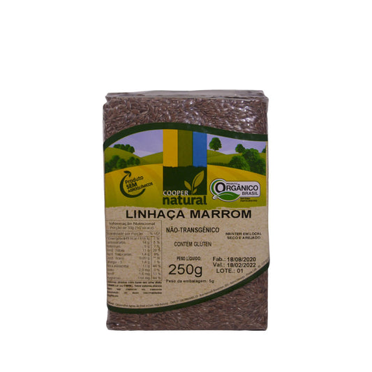 Linhaça Marrom Orgânico 250g Coopernatural