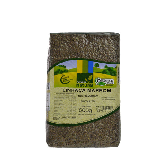 Linhaça Marrom Orgânico 500g Coopernatural