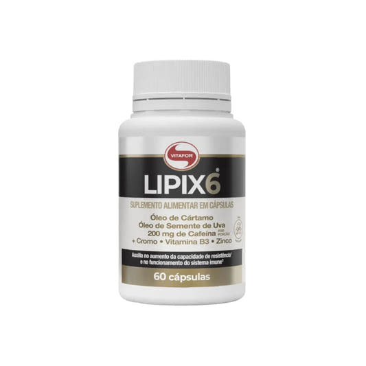 Termogênico Lipix 6 60 Cápsulas Vitafor