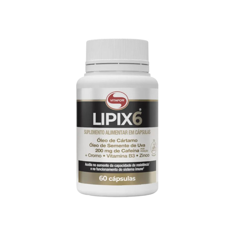 Termogênico Lipix 6 60 Cápsulas Vitafor