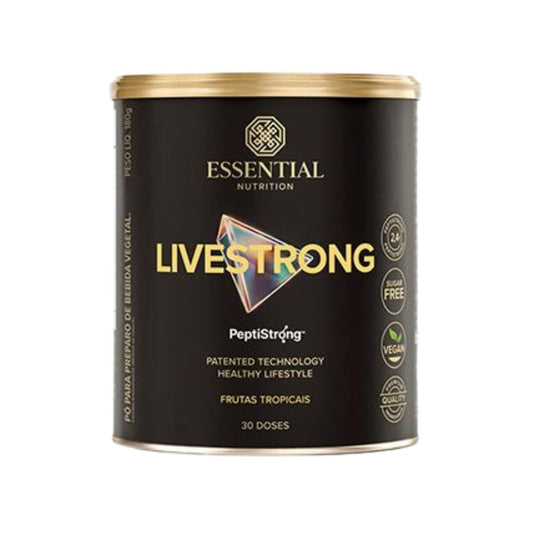 LiveStrong Frutas Tropicais com PeptiStrong 180g Essential Nutrition