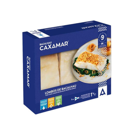 Lombo de Bacalhau Gadus Morhua Dessalgado 1Kg Caxamar