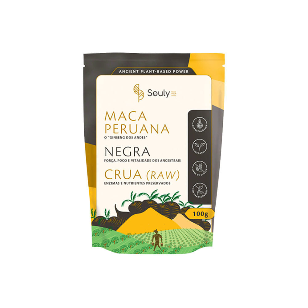Maca Peruana Negra 100g Souly