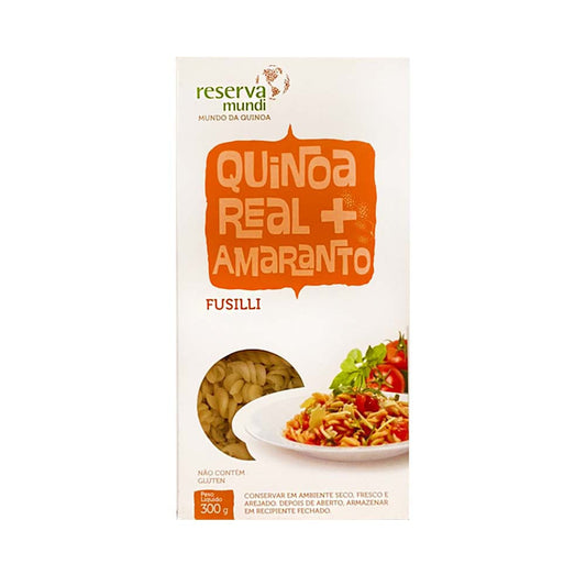 Macarrão Fusilli de Quinoa Real e Amaranto 300g Reserva Mundi