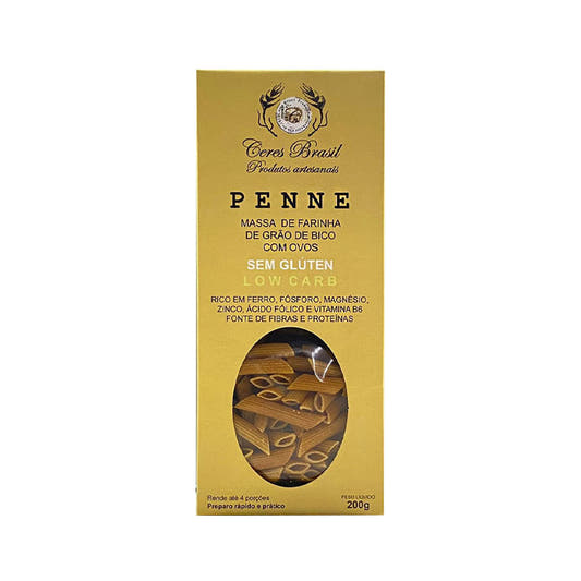 Macarrão Low Carb Penne Grão de Bico 200g Ceres Brasil